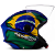 Capacete Moto Aberto Pro Tork New Liberty Three Patriota Brilhante Verde Amarelo Azul Tam 58 - Imagem 5