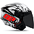 Capacete Aberto Pro Tork New Liberty 3 GP 88 Preto Brilhante Para Moto Com Viseira Fumê Numero 56 - Imagem 6