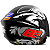 Capacete Aberto Pro Tork New Liberty 3 GP 88 Preto Brilhante Para Moto Com Viseira Fumê Numero 60 - Imagem 5