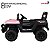 Quadriciclo Elétrico Infantil 12v Rosa Controle Remoto Bluetooth Usb Luz Som Função Balanço Bateria Recarregável - Imagem 6