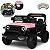 Quadriciclo Elétrico Infantil 12v Rosa Controle Remoto Bluetooth Usb Luz Som Função Balanço Bateria Recarregável - Imagem 1