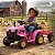 Trator Elétrico Infantil 12v Rosa Com Carreta Pá Controle Remoto Luz Som Pedal Frente Ré Bateria Recarregável - Imagem 6