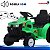 Trator Elétrico Infantil 12v Verde Com Carreta Pá Controle Remoto Luz Som Pedal Frente Ré Bateria Recarregável - Imagem 9
