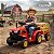 Trator Elétrico Infantil 12v Vermelho Com Carreta Pá Controle Remoto Luz Som Pedal Frente Ré Bateria Recarregável - Imagem 4