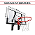Tabela De Basquete Infantil Para Parede Com Aro 35cm Mini Cesta 75cm Para Crianças Quarto E Área De Lazer - Imagem 2