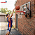 Tabela De Basquete Infantil Para Parede Com Aro 35cm Mini Cesta 75cm Para Crianças Quarto E Área De Lazer - Imagem 7