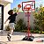 Kit Basquete Infantil 210cm Altura Regulável Tabela Cesta Aro 30cm Com Bola E Suporte De Chão Para Crianças - Imagem 10