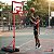 Kit Basquete Infantil 210cm Altura Regulável Tabela Cesta Aro 30cm Com Bola E Suporte De Chão Para Crianças - Imagem 4
