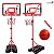 Kit Basquete Infantil 210cm Altura Regulável Tabela Cesta Aro 30cm Com Bola E Suporte De Chão Para Crianças - Imagem 5