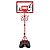 Kit Basquete Infantil 210cm Altura Regulável Tabela Cesta Aro 30cm Com Bola E Suporte De Chão Para Crianças - Imagem 6