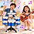 Kit Musical Infantil Azul Com Bateria E Violão Brinquedo Instrumentos Musicais Para Crianças A Partir De 3 Anos - Imagem 6