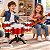 Kit Musical Infantil Vermelho Com Bateria E Violão Brinquedo Instrumentos Musicais Para Crianças A Partir De 3 Anos - Imagem 6