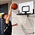 Tabela De Basquete Infantil Para Porta E Parede Com Bola E Bomba De Ar Mini Cesta 40x26cm Para Crianças - Imagem 7
