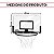 Tabela De Basquete Infantil Para Porta E Parede Com Bola E Bomba De Ar Mini Cesta 40x26cm Para Crianças - Imagem 4