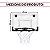 Mini Tabela De Basquete Infantil 45x30cm Para Porta E Parede Com Bola E Bomba De Ar Para Crianças 3 Anos - Imagem 3