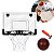Mini Tabela De Basquete Infantil 45x30cm Para Porta E Parede Com Bola E Bomba De Ar Para Crianças 3 Anos - Imagem 1