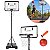 Tabela De Basquete Infantil Até 250cm Altura Regulável Suporte De Chão Com Bola E Bomba De Ar Para Crianças - Imagem 1