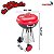Churrasqueira De Brinquedo Infantil Mini Chef Com Som Luz E Acessórios Kit Churrasco Faz De Conta Para Crianças 3 Anos - Imagem 3