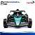 Mini Carro Kart Elétrico Infantil 12v Aston Martin Verde Licenciado Controle Remoto 2 Velocidades Som Usb Mp3 Até 6km/h - Imagem 7