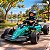 Mini Go Kart Elétrico Infantil 24v Aston Martin Verde Licenciado Controle Remoto 2 Velocidades Som Usb Mp3 Até 6km/h - Imagem 10
