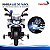 Mini Moto Elétrica Infantil Bmw F850 Gs 12v Branca Licenciada Com Bagageiro Luz Som Bateria Recarregável - Imagem 3