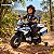 Mini Moto Elétrica Infantil Bmw F850 Gs 12v Branca Licenciada Com Bagageiro Luz Som Bateria Recarregável - Imagem 4