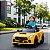 Carro Elétrico Infantil Esportivo Amarelo 12v Controle Remoto e Pedal Com Som e Farol Portas Abrem - Imagem 5
