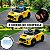 Carro Elétrico Infantil Esportivo Amarelo 12v Controle Remoto e Pedal Com Som e Farol Portas Abrem - Imagem 3