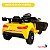 Carro Elétrico Infantil Esportivo Amarelo 12v Controle Remoto e Pedal Com Som e Farol Portas Abrem - Imagem 9
