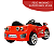 Mini Carro Eletrico Infantil 6v Vermelho Luz no Farol Com Controle Remoto Buzina e Som de Partida - Imagem 5