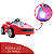 Mini Carro Eletrico Infantil 6v Vermelho Luz no Farol Com Controle Remoto Buzina e Som de Partida - Imagem 4