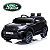 Carrinho Elétrico Infantil Land Rover Ranger Velar Preto Faróis de Led Luzes MP3 SD Controle Remoto - Imagem 1