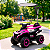 Quadriciclo Elétrico Infantil Importway 6V Rosa com Empurrador Capota Música Luzes Bateria Recarregável até 35kg - Imagem 9