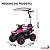 Quadriciclo Elétrico Infantil Importway 6V Rosa com Empurrador Capota Música Luzes Bateria Recarregável até 35kg - Imagem 4