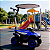 Quadriciclo Elétrico Infantil Importway 6V Azul com Empurrador Capota Música Luzes Bateria Recarregável até 35kg - Imagem 4