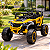 Mini Quadriciclo Elétrico Infantil Importway 12V Amarelo e Preto Controle Remoto Celular Bluetooth USB Balanço Suspensão - Imagem 7