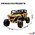 Mini Quadriciclo Elétrico Infantil Importway 12V Amarelo e Preto Controle Remoto Celular Bluetooth USB Balanço Suspensão - Imagem 3