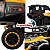 Mini Quadriciclo Elétrico Infantil Importway 12V Amarelo e Preto Controle Remoto Celular Bluetooth USB Balanço Suspensão - Imagem 9