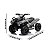 Mini Quadriciclo Elétrico Infantil Bel ATV 6V Cinza com MP3 USB Farol Luzes Buzina e Música 3km/h - Imagem 2