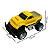 Carrinho Pick Up Infantil Importway Amarela Controle Remoto Caminhonete 4 Direções Diversão e Aventura - Imagem 3