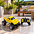 Carrinho Pick Up Infantil Importway Amarela Controle Remoto Caminhonete 4 Direções Diversão e Aventura - Imagem 8