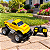 Carrinho Pick Up Infantil Importway Amarela Controle Remoto Caminhonete 4 Direções Diversão e Aventura - Imagem 4