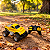 Carrinho Pick Up Infantil Importway Amarela Controle Remoto Caminhonete 4 Direções Diversão e Aventura - Imagem 2