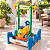 Playground Infantil 4 em 1 Importway Carrinho Gangorra Balanço Pula Pula Diversão Completa com Trava de Proteção - Imagem 7