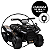Mini Quadriciclo Elétrico Infantil Preto Bel 6V MP3 USB Música Farol Buzina Luzes Aceleração no Guidão Diversão Aventura - Imagem 2