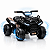 Mini Quadriciclo Elétrico Infantil Preto Bel 6V MP3 USB Música Farol Buzina Luzes Aceleração no Guidão Diversão Aventura - Imagem 1