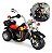 Mini Moto Elétrica Infantil Triciclo Policial 6v Com Sirene Farol Luz Som Porta Objetos Frente E Ré - Imagem 1