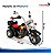 Mini Moto Elétrica Infantil Triciclo Policial 6v Com Sirene Farol Luz Som Porta Objetos Frente E Ré - Imagem 2