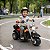Mini Moto Elétrica Infantil Triciclo Policial 6v Com Sirene Farol Luz Som Porta Objetos Frente E Ré - Imagem 5
