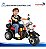 Mini Moto Elétrica Infantil Triciclo Policial 6v Com Sirene Farol Luz Som Porta Objetos Frente E Ré - Imagem 7